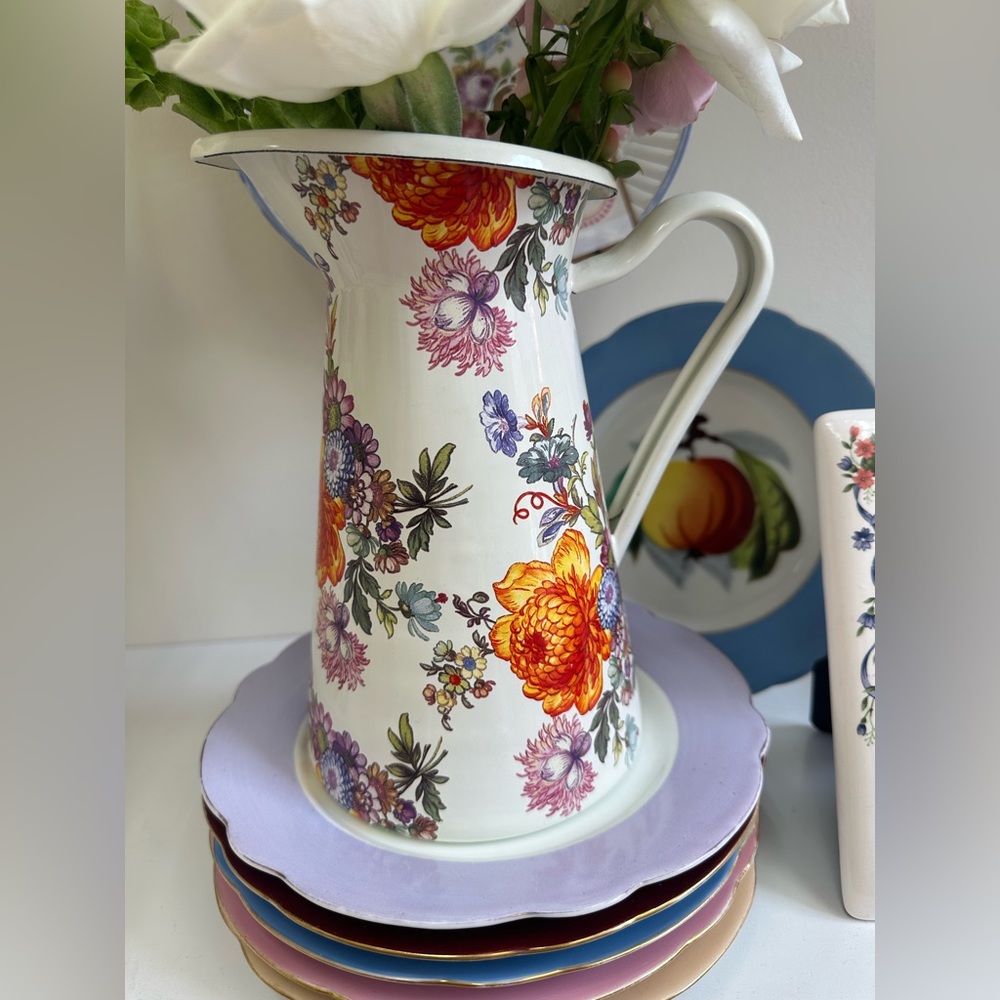 Mackenzie Child Flower Market Medium practical pitcher